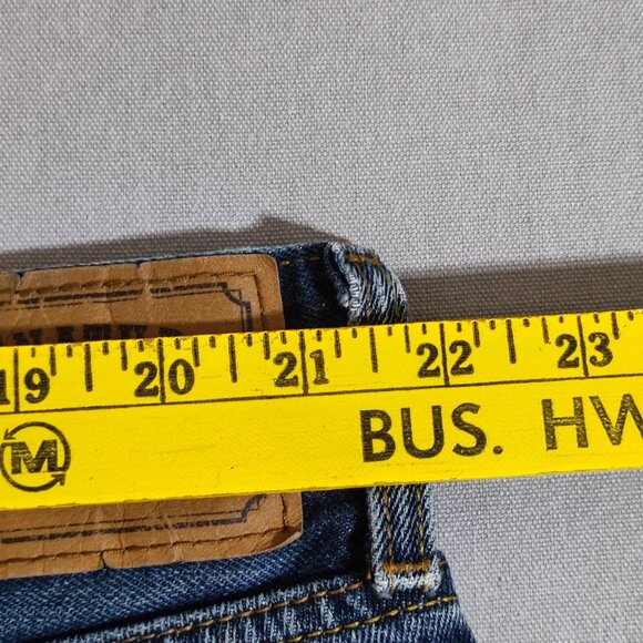 Signature by Levi Strauss jeans men's size W44/L32 denim blue colour bootcut - Picture 13 of 15